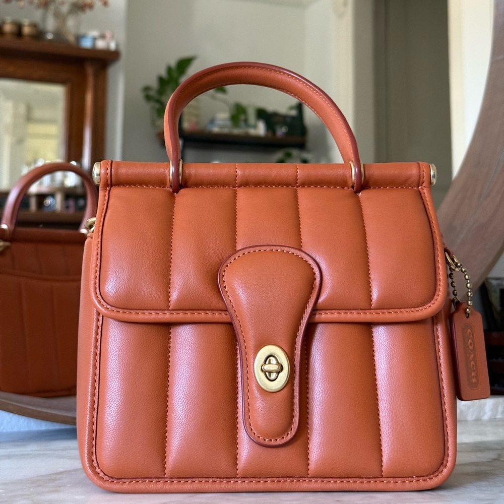 Coach Quilted Willis Top-Handle Satchel